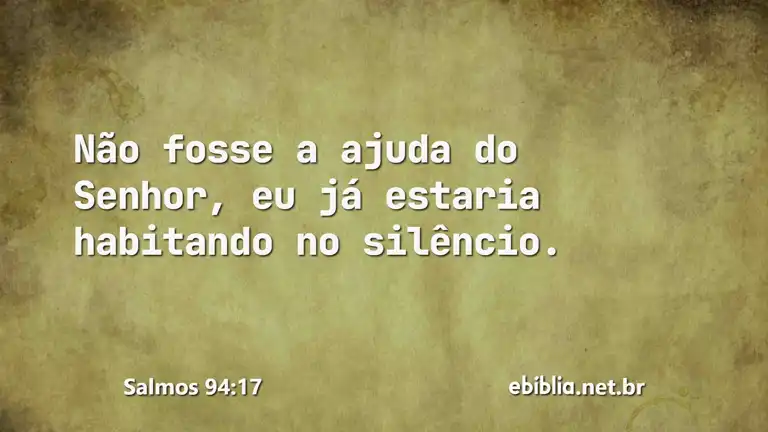 Salmos 94:17