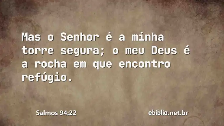 Salmos 94:22