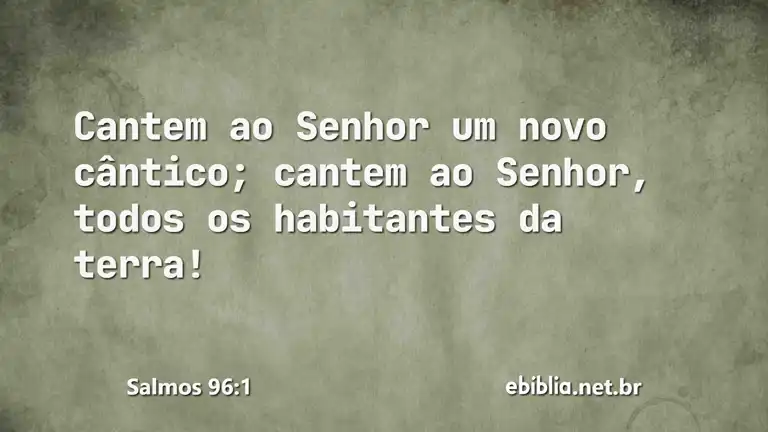 Salmos 96:1