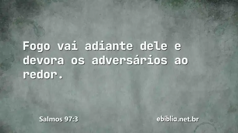 Salmos 97:3