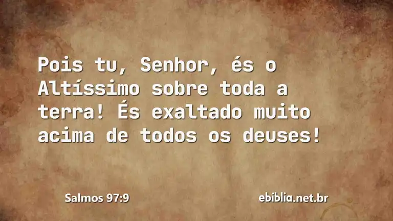 Salmos 97:9