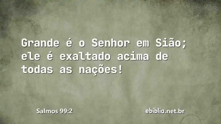 Salmos 99:2