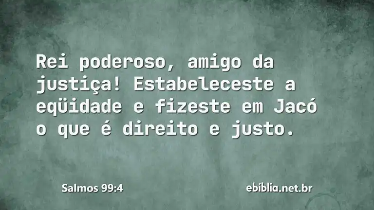 Salmos 99:4