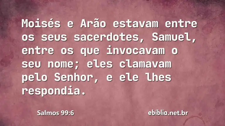 Salmos 99:6