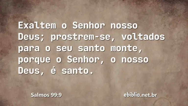 Salmos 99:9