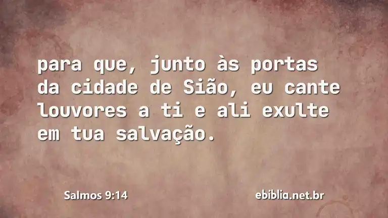 Salmos 9:14