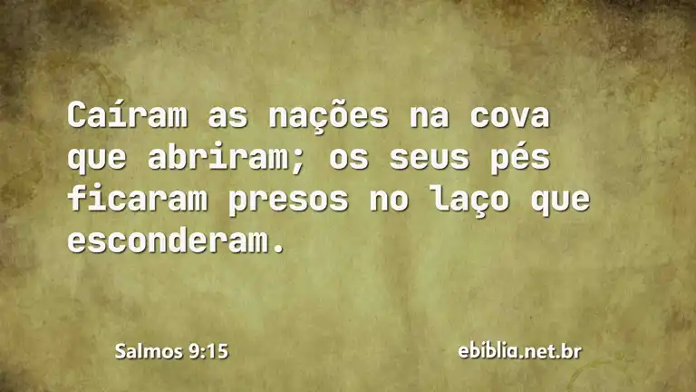 Salmos 9:15