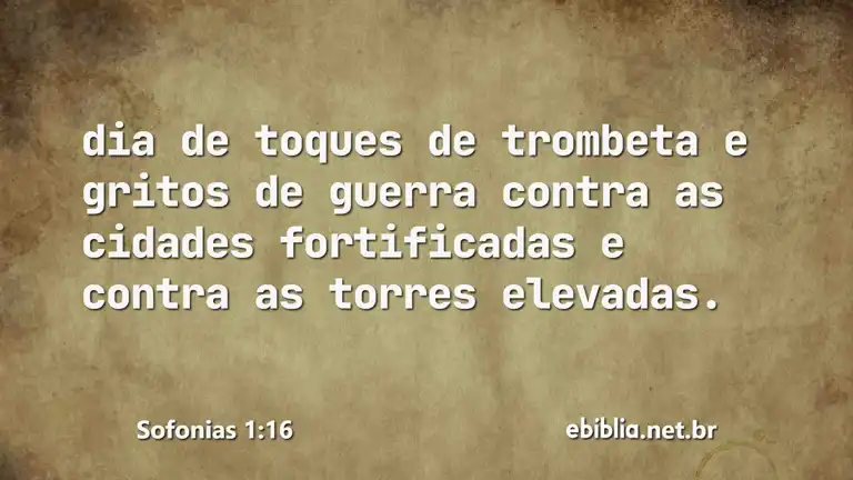 Sofonias 1:16