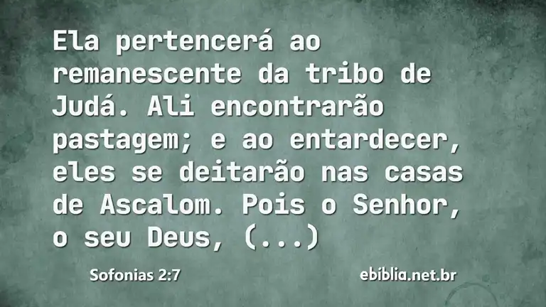 Sofonias 2:7