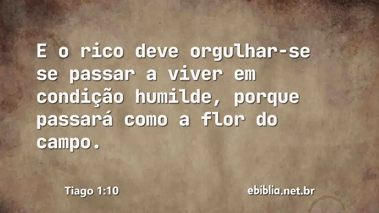 Tiago 1:10