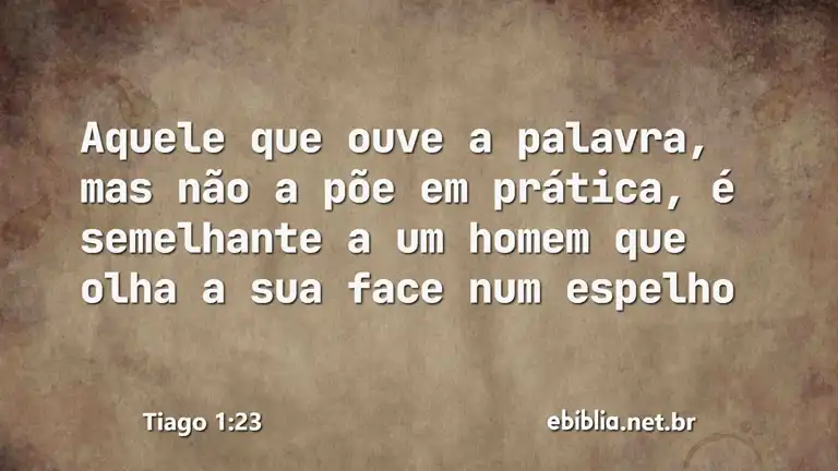 Tiago 1:23