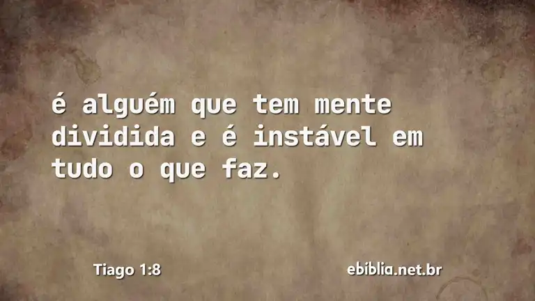 Tiago 1:8