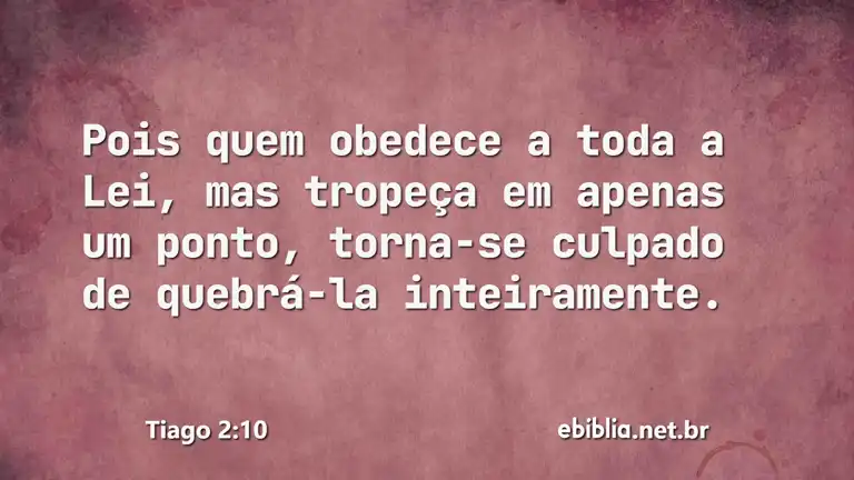 Tiago 2:10