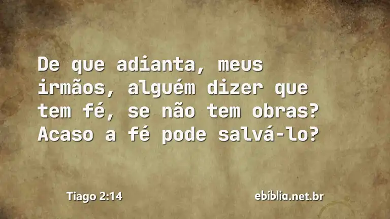 Tiago 2:14