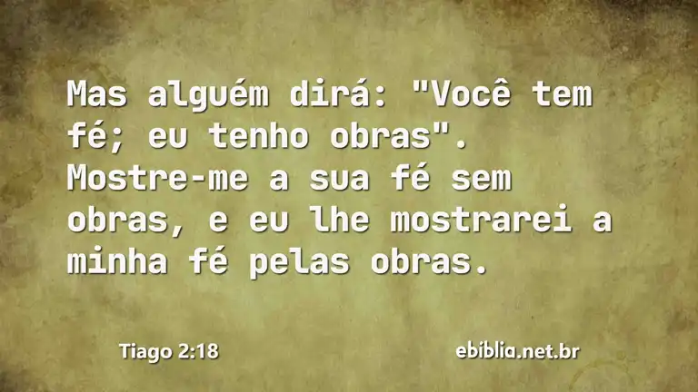 Tiago 2:18