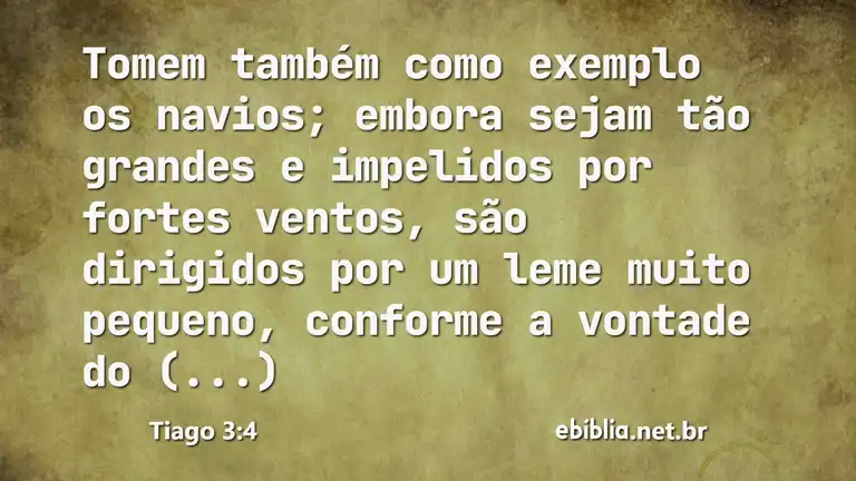 Tiago 3:4