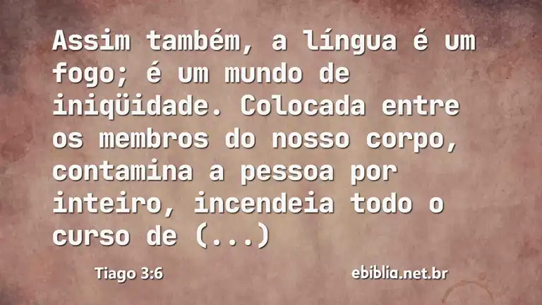 Tiago 3:6