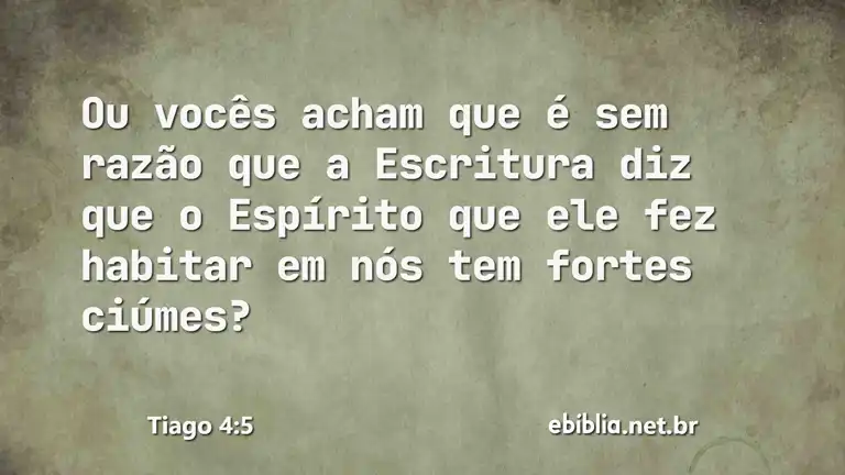 Tiago 4:5