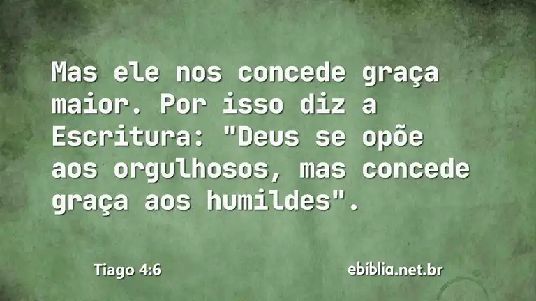 Tiago 4:6