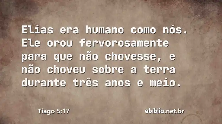 Tiago 5:17