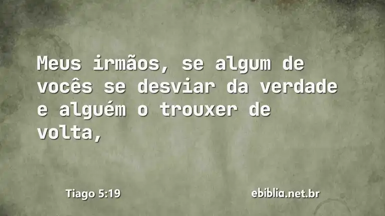 Tiago 5:19