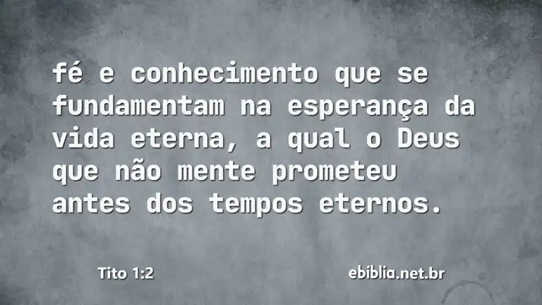 Tito 1:2