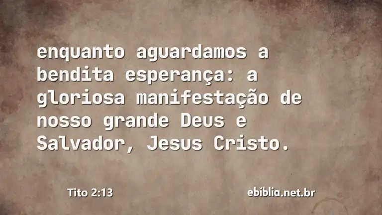 Tito 2:13