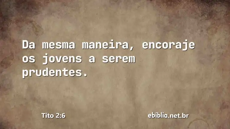 Tito 2:6