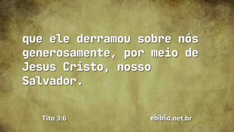 Tito 3:6