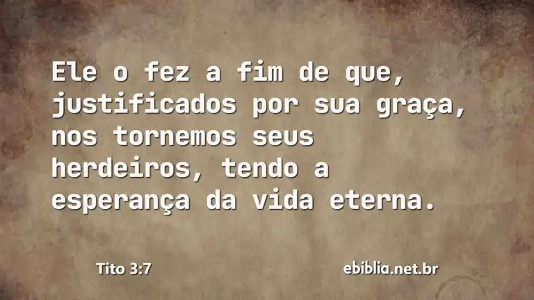 Tito 3:7