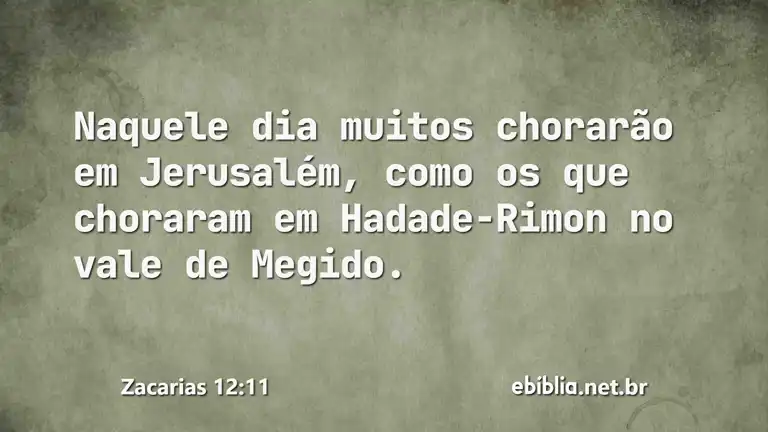 Zacarias 12:11