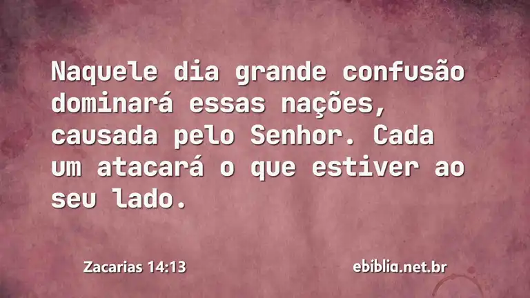 Zacarias 14:13