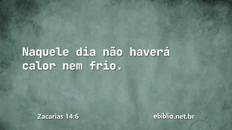 Zacarias 14:6