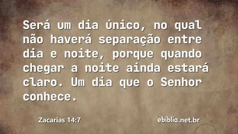 Zacarias 14:7