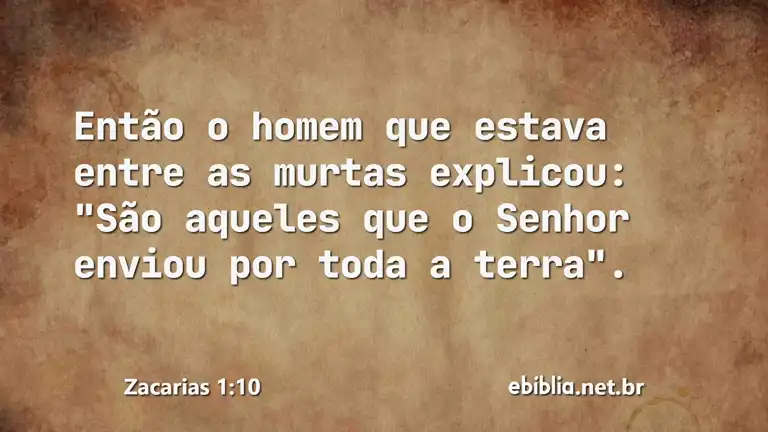 Zacarias 1:10