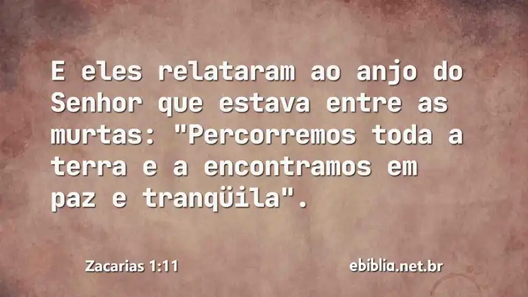 Zacarias 1:11