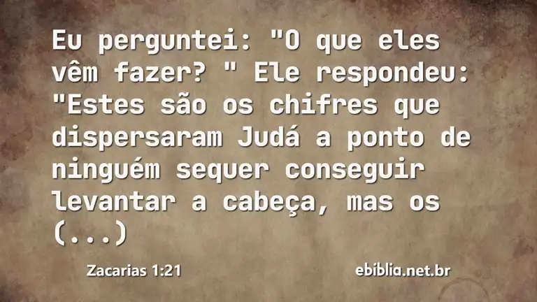 Zacarias 1:21