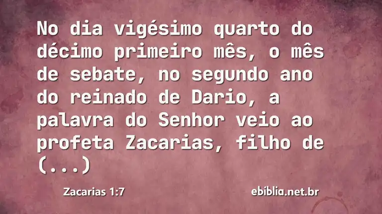 Zacarias 1:7