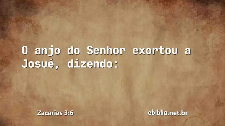 Zacarias 3:6