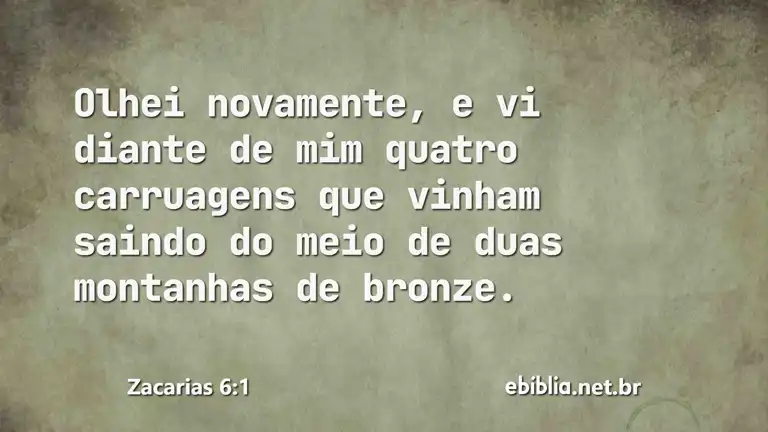 Zacarias 6:1