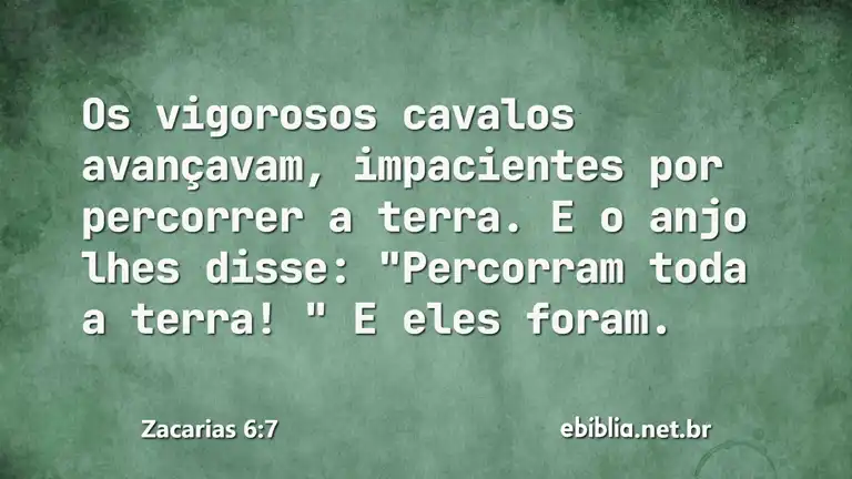 Zacarias 6:7