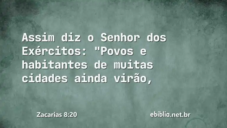 Zacarias 8:20