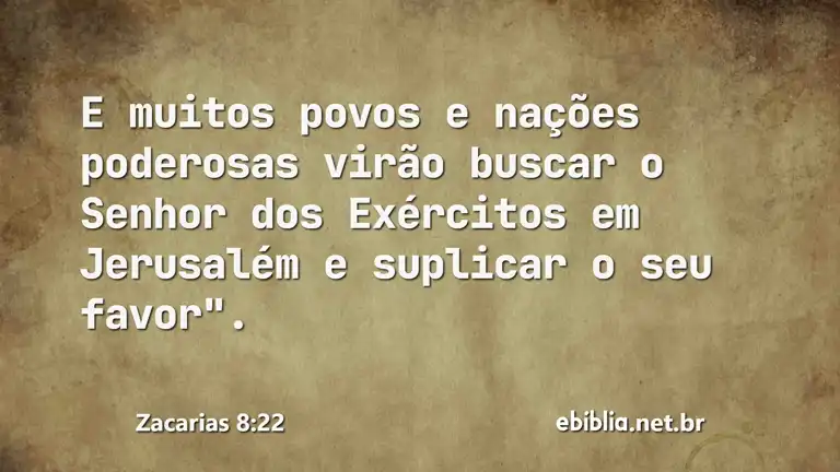 Zacarias 8:22