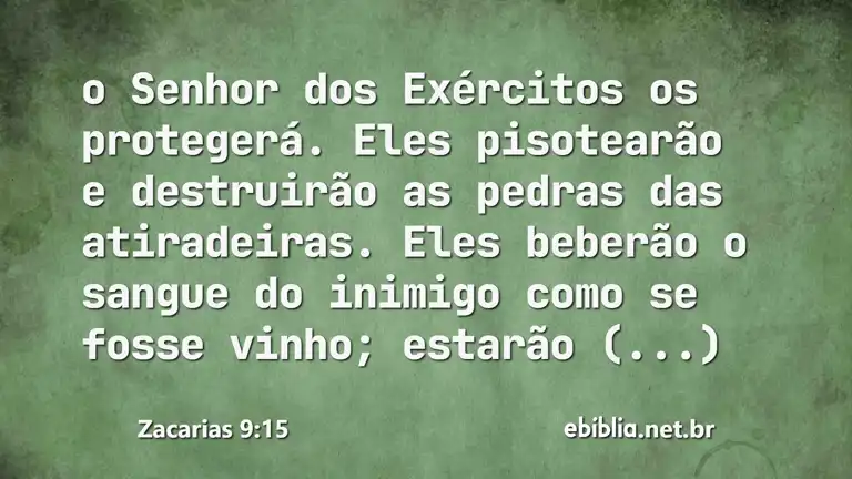 Zacarias 9:15