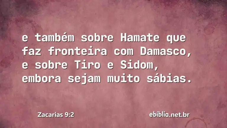 Zacarias 9:2